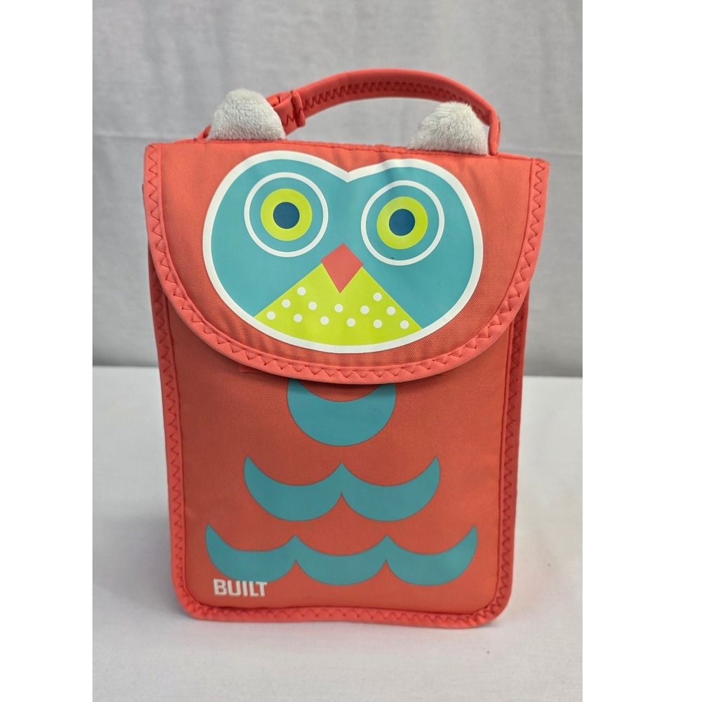 BUILT NY Big Apple Buddies Olivia Owl Insulated Lunch Sack Orange BAB1-OWL - Picture 12 of 14